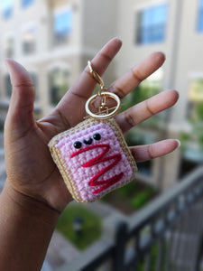 Pop Tart Pastry Keychain