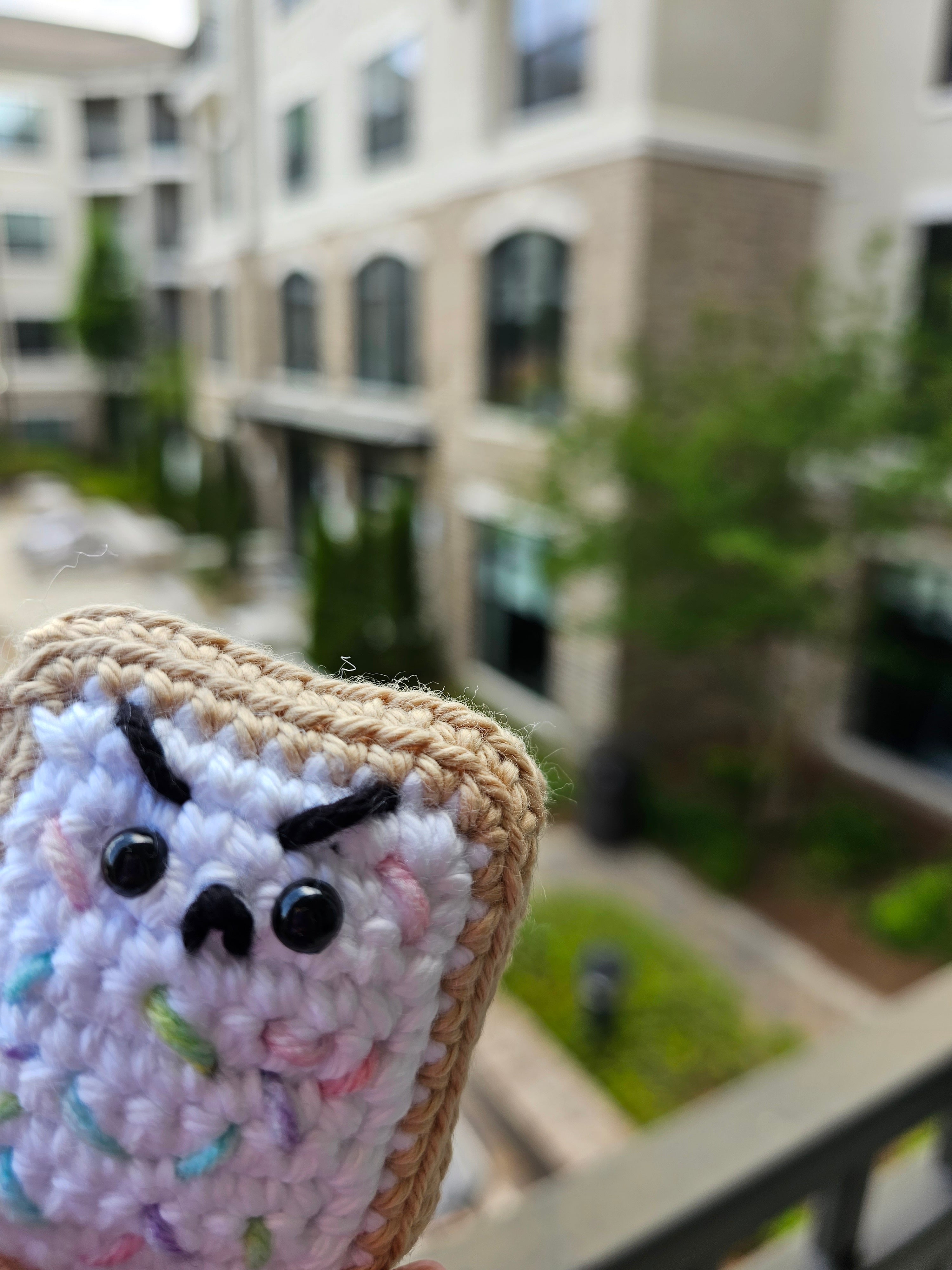 Pop Tart Pastry Keychain