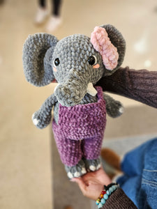 Elephant With Overalls