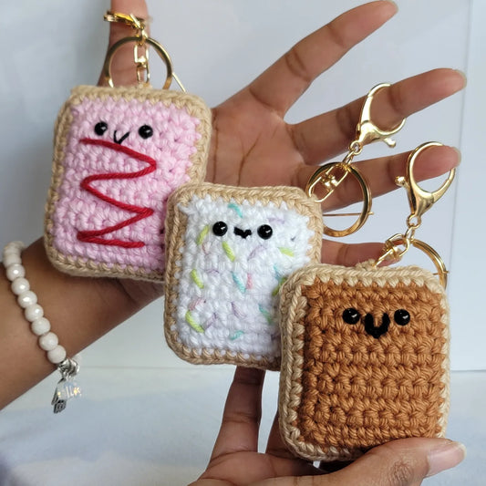 Pop Tart Pastry Keychain