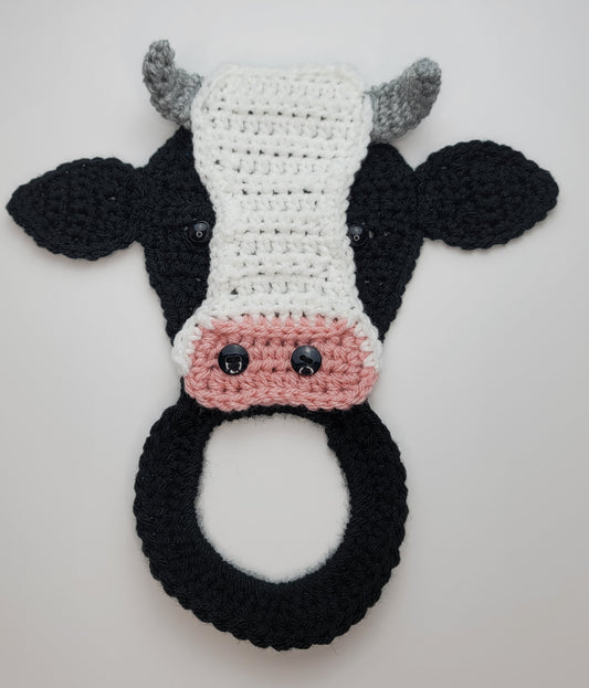 Cow Towel Holder