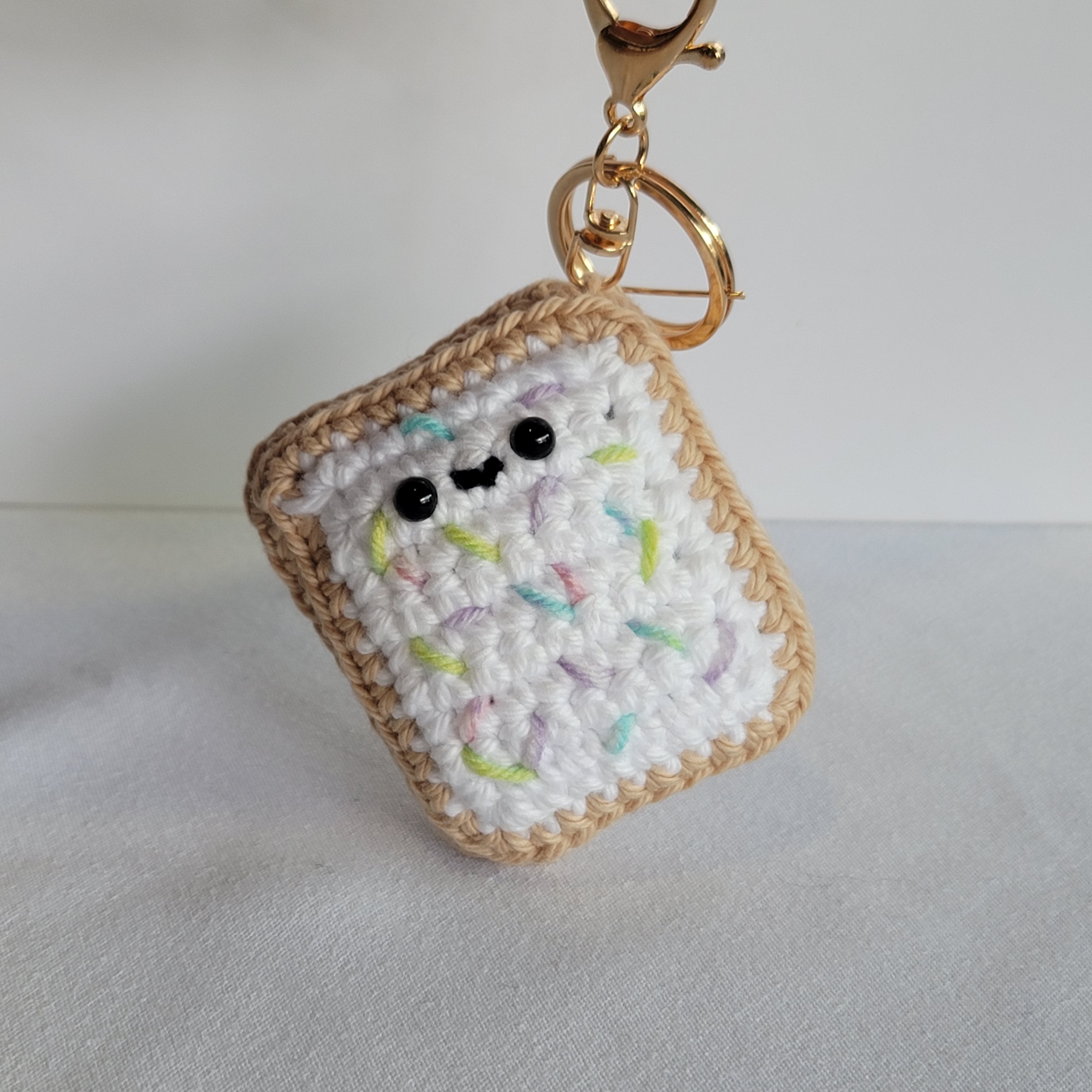 Pop Tart Keychain Cute Bag Charm Cute Keychain Kawaii Charm Kawaii