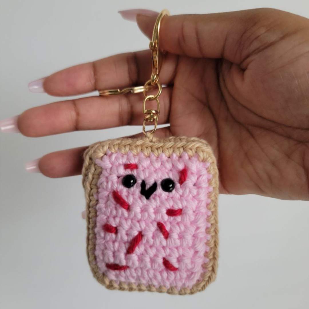 Pop Tart Pastry Keychain